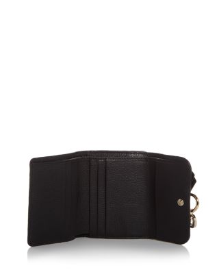 Alphabet Leather Trifold Wallet