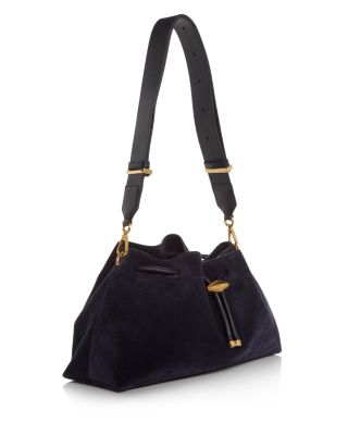 Bon Bon Bucket Suede Shoulder Bag