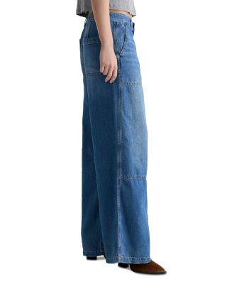 Stella Low Slung Palazzo Jeans in Galaxy
