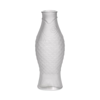 Frosted White Fish Carafe  