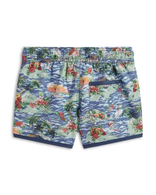 Boys' Tropical Print Swim Trunks - Little Kid