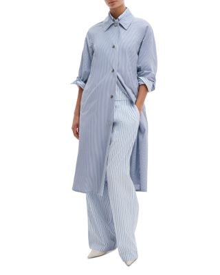Gayle Stripe Poplin Coat 