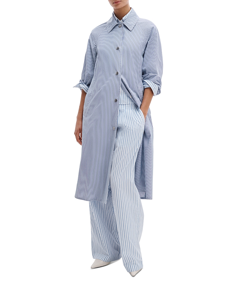 rag & bone Gayle Stripe Poplin Coat
