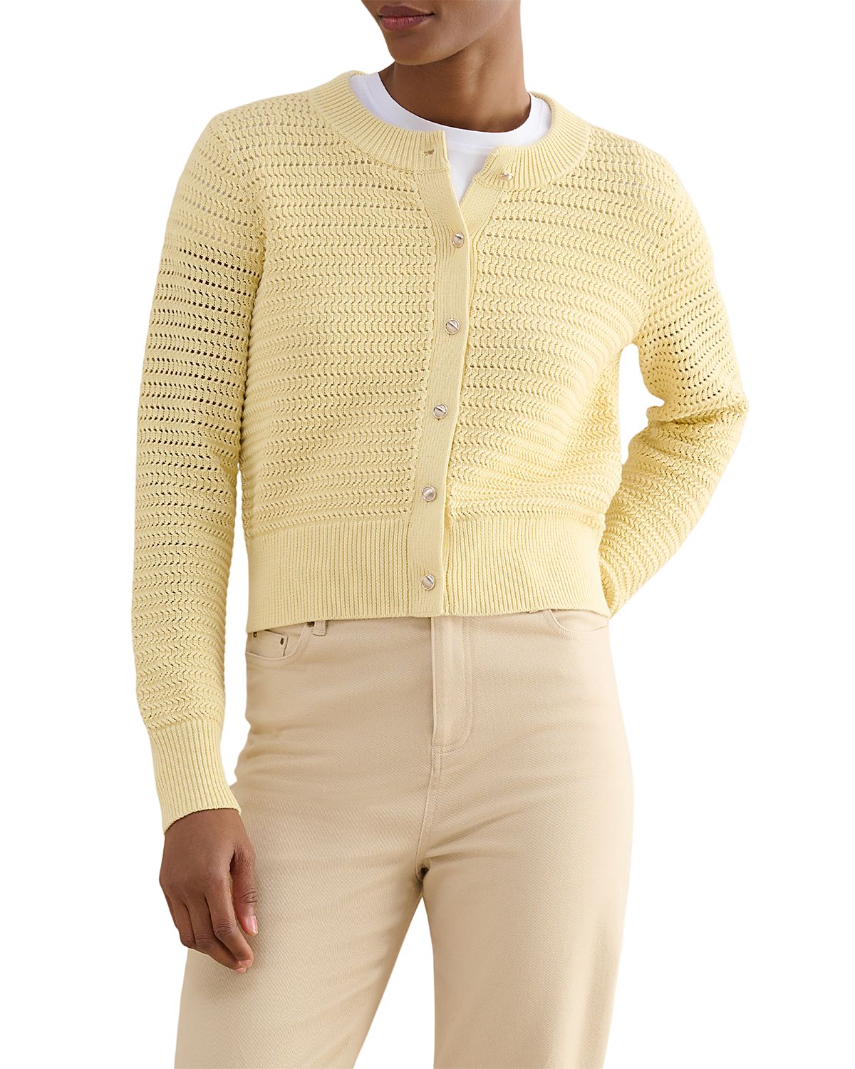 Hobbs London Felicity Open Knit Cardigan