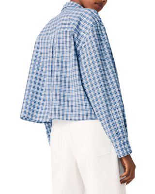 Rhinestone Shirt with Removable Tie