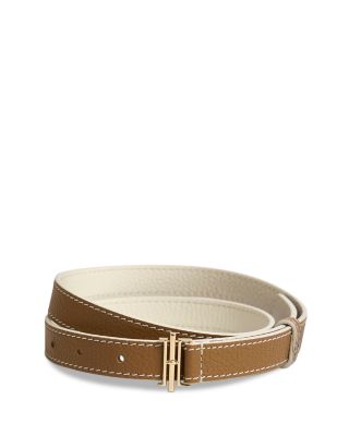 Women's Nala Skinny Grained Leather Belt