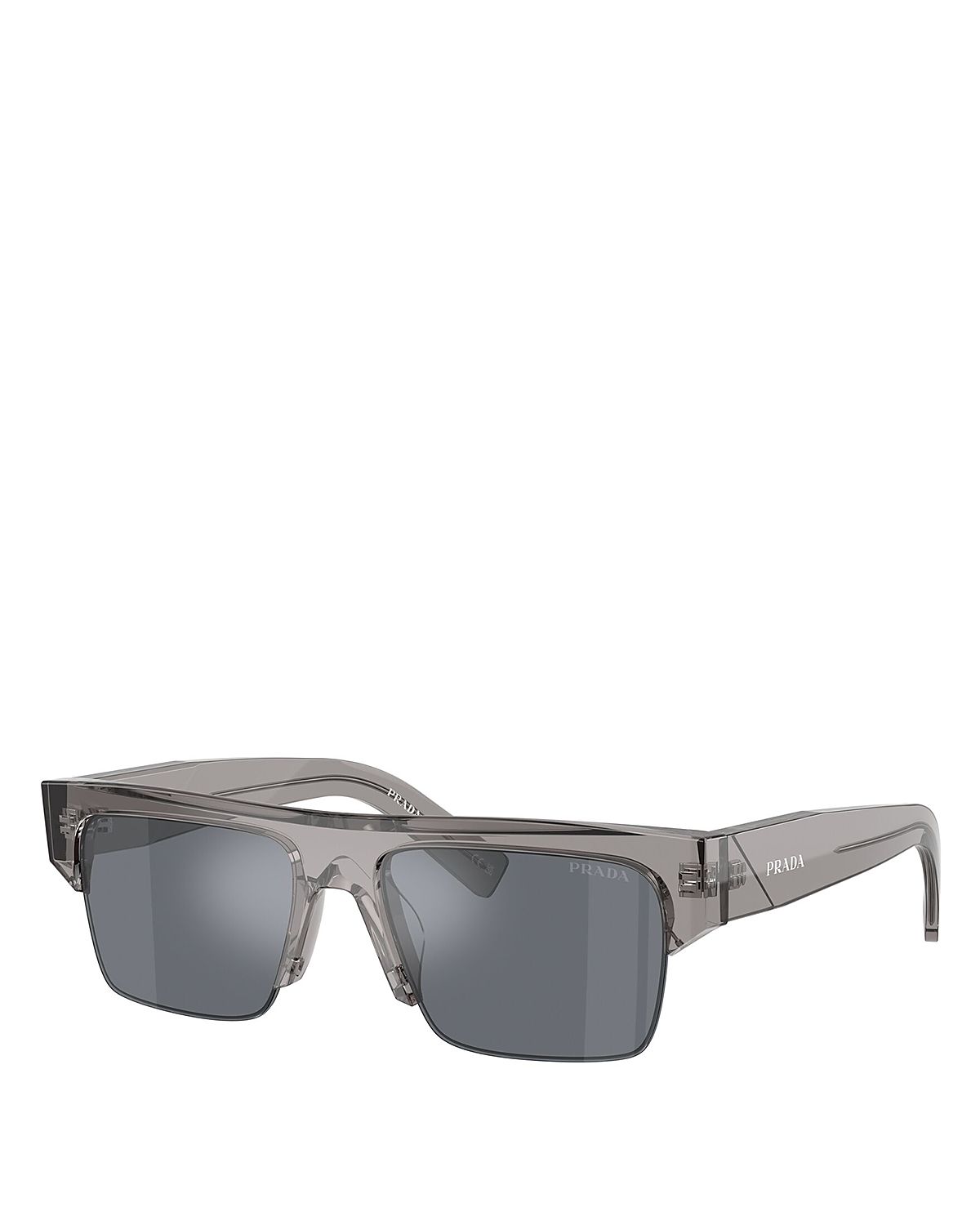 Prada Pr Rectangular Sunglasses, 55mm