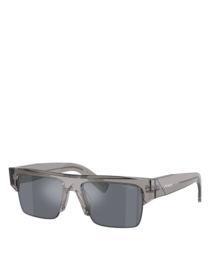 Prada Pr Rectangular Sunglasses, 55mm · OS