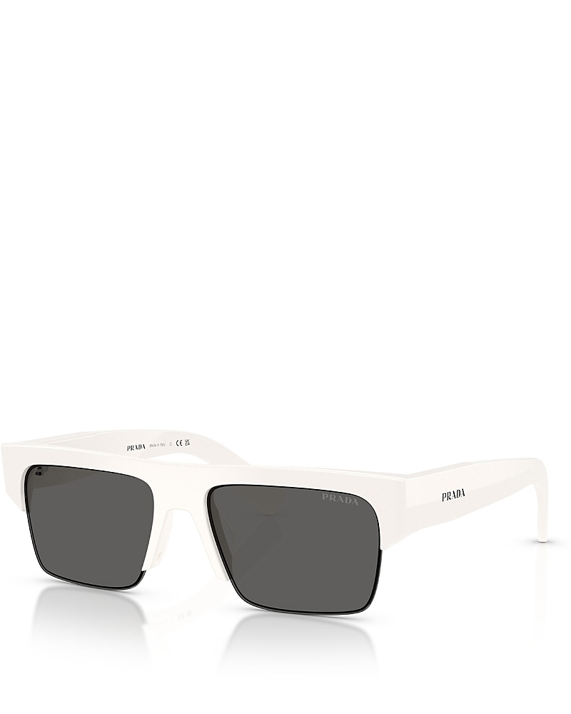 Prada Pr Rectangular Sunglasses, 55mm · OS