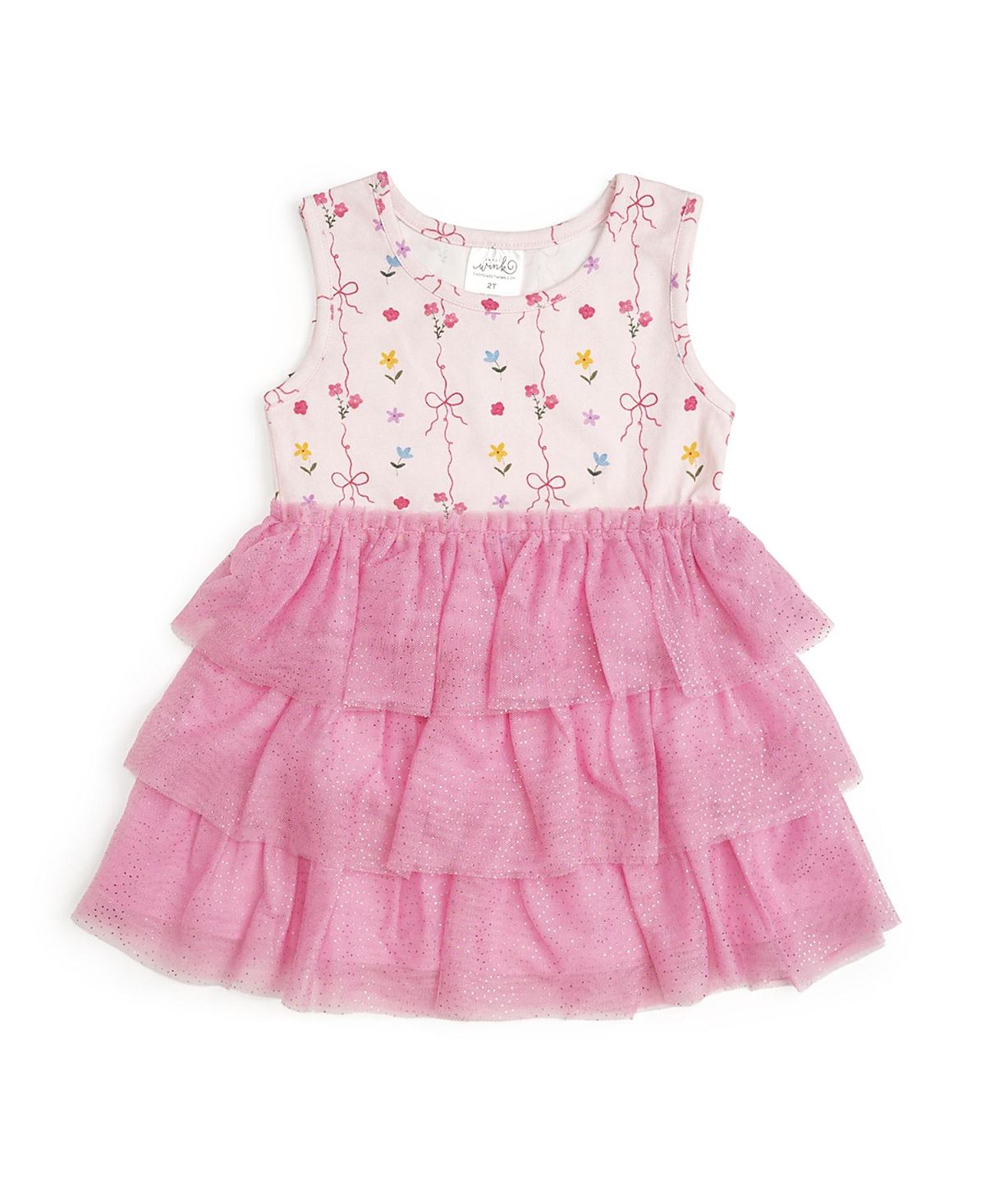 Sweet Wink Girls' Peony Floral Tank Tutu Dress - Baby, Little Kid
