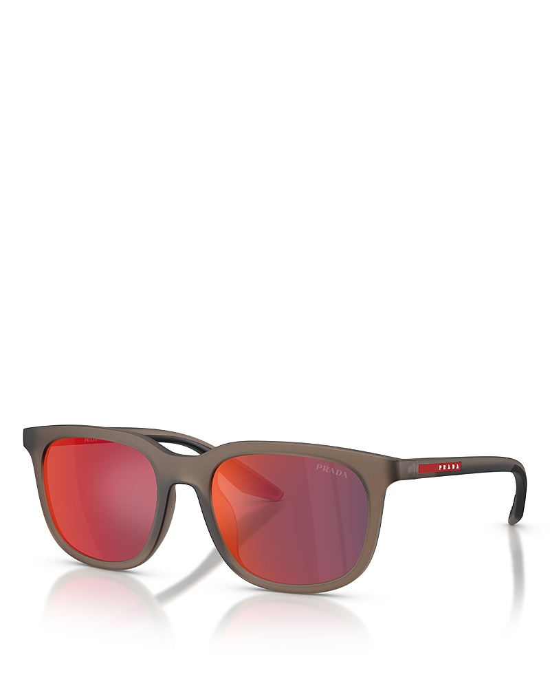 Prada Sport Linea Rossa Pillow Sunglasses, 54mm