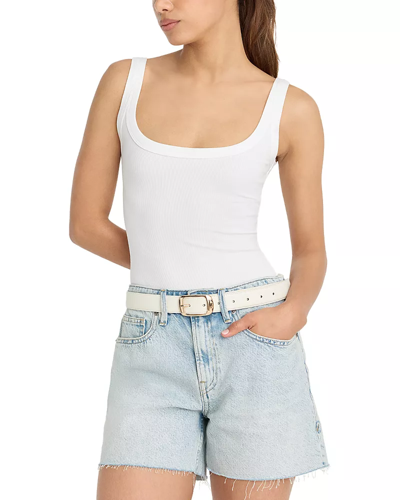 Good American Rib Tank Bodysuit
