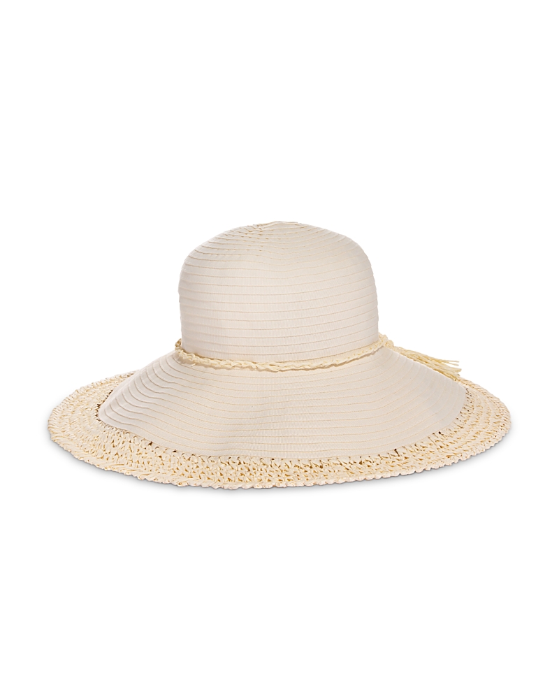 Loevenich Crochet Edge Wide Brim Hat