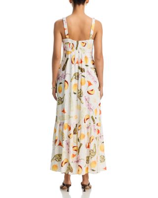 Printed Eyelet Maxi Dress - Exclusive