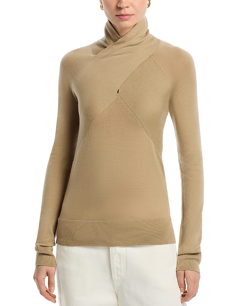 Toteme Crossover Merino Knit Sweater