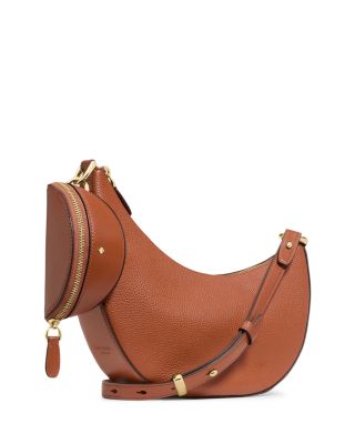 Duo Pebbled Leather Crossbody