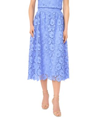 Midi Lace A-Line Skirt