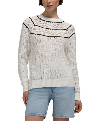 Pointelle Knit Sweater 
