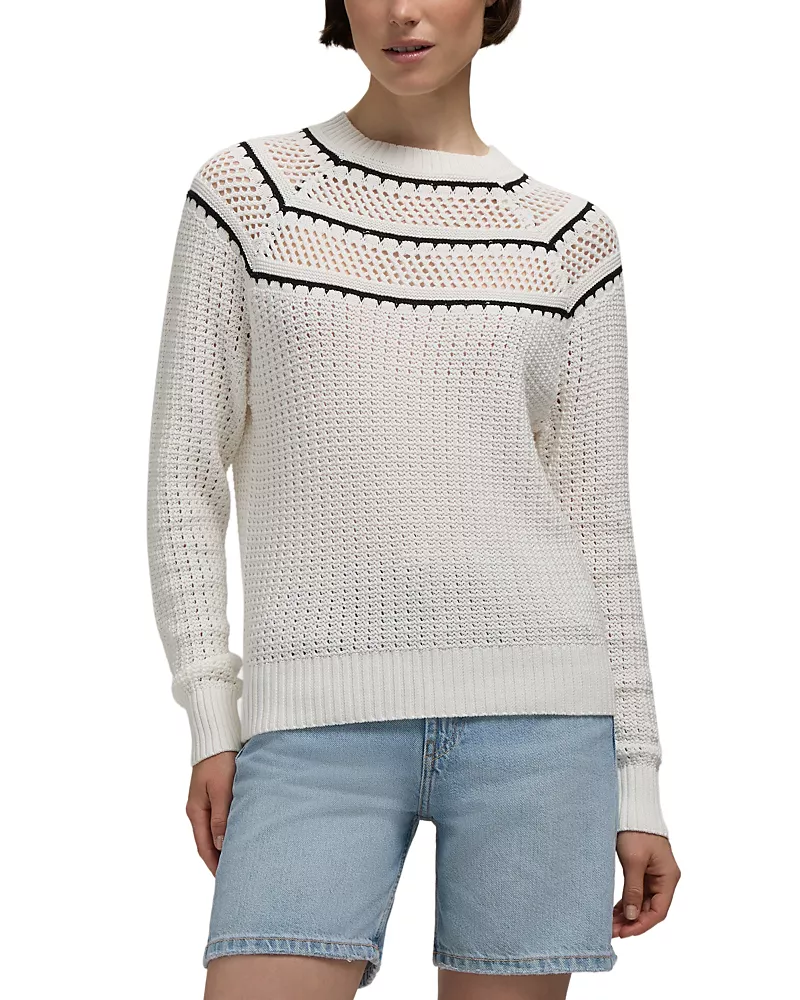 Hunter Pointelle Knit Sweater