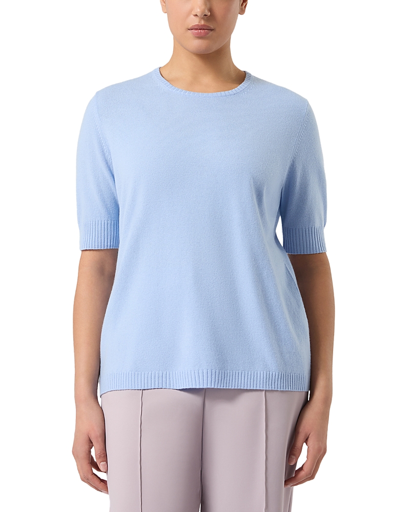 Marina Rinaldi Mrneresia Light Blue Cashmere Sweater