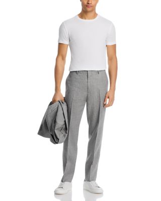 D&eacute;lav&eacute; Linen Slim Fit Suit Pants