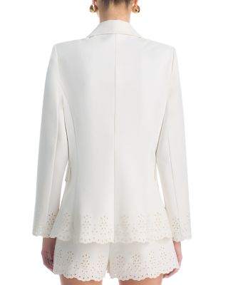 Eyelet Blazer & Eyelet Shorts - Exclusive