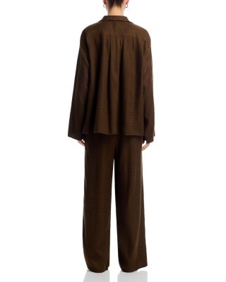 Monogram Flannel Pajama Pants