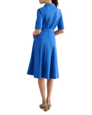 Brigitta Concealed Button Shirt Dress