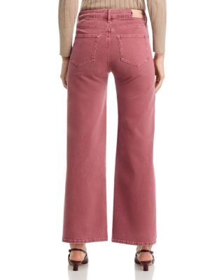 Anessa High Rise Wide Leg Jeans in Vintage Brick Berry