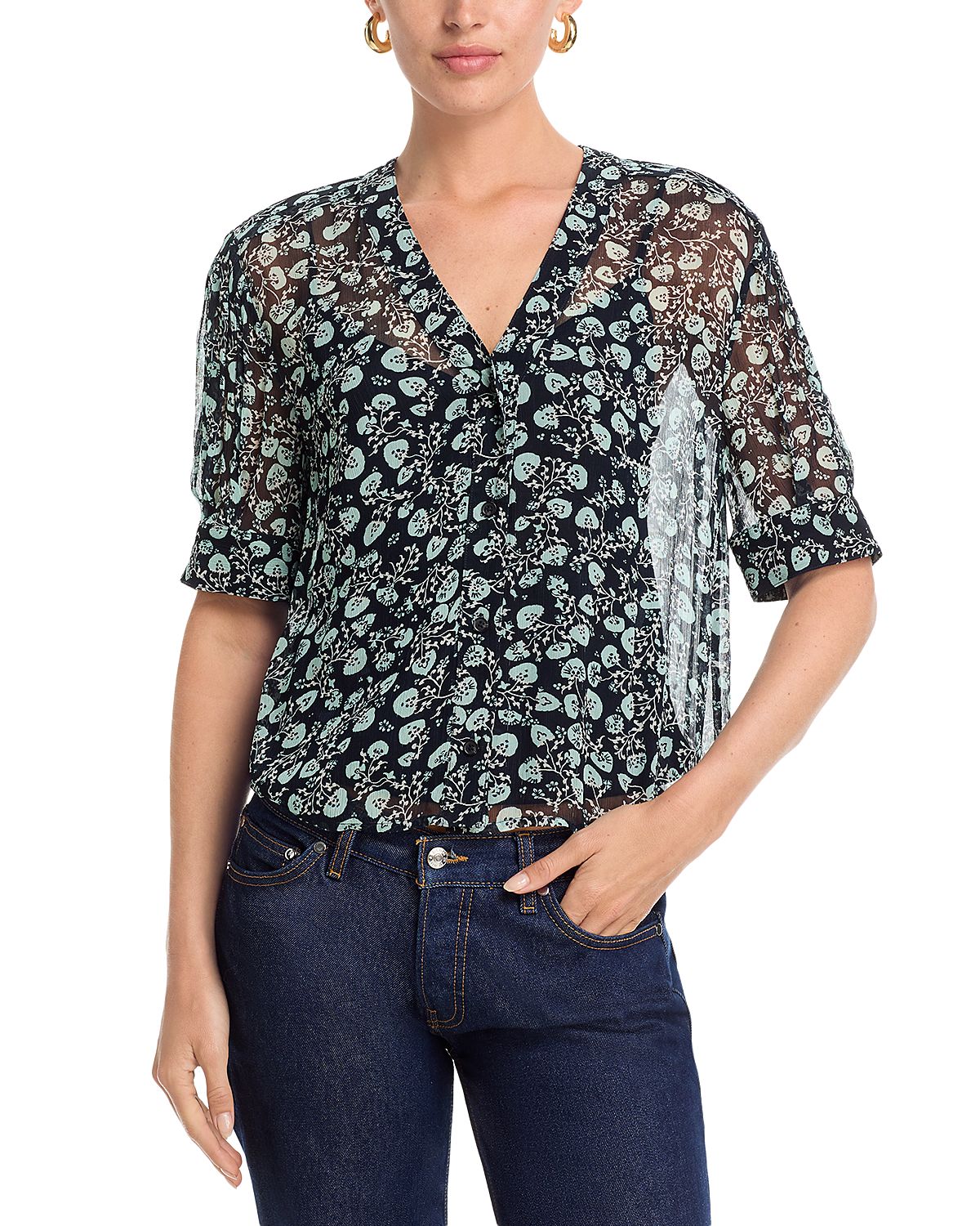 rag & bone Taylor Floral Shirt