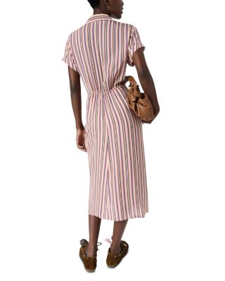 Raena Twisted Waist Shirtdress