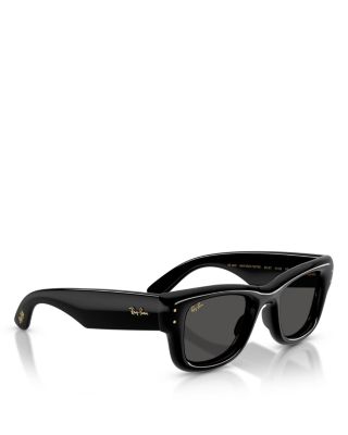 Wayfarer Puffer Square Sunglasses, 50mm