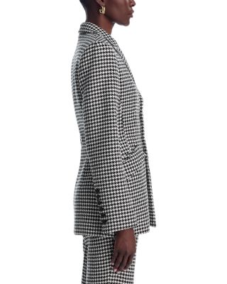 Peak Lapel Blazer & Bootleg Pants