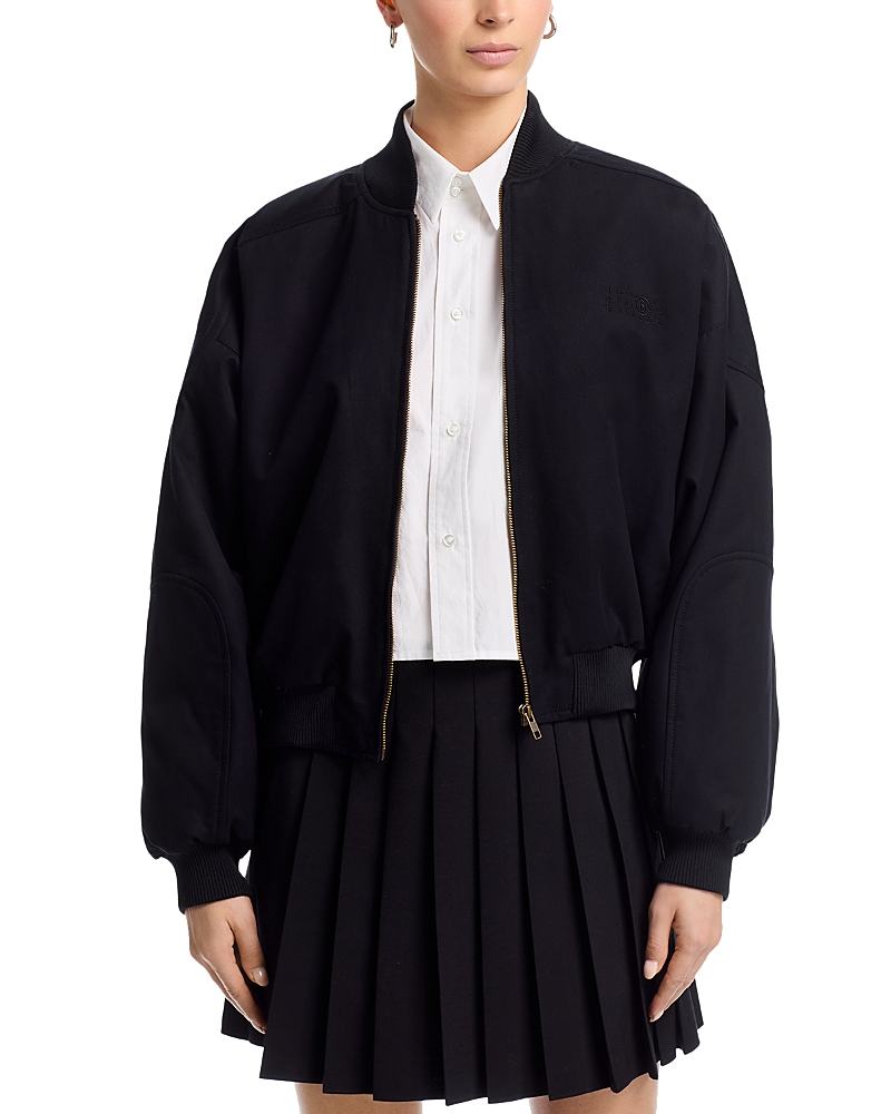 MM6 Maison Margiela Zip Front Cotton Jacket
