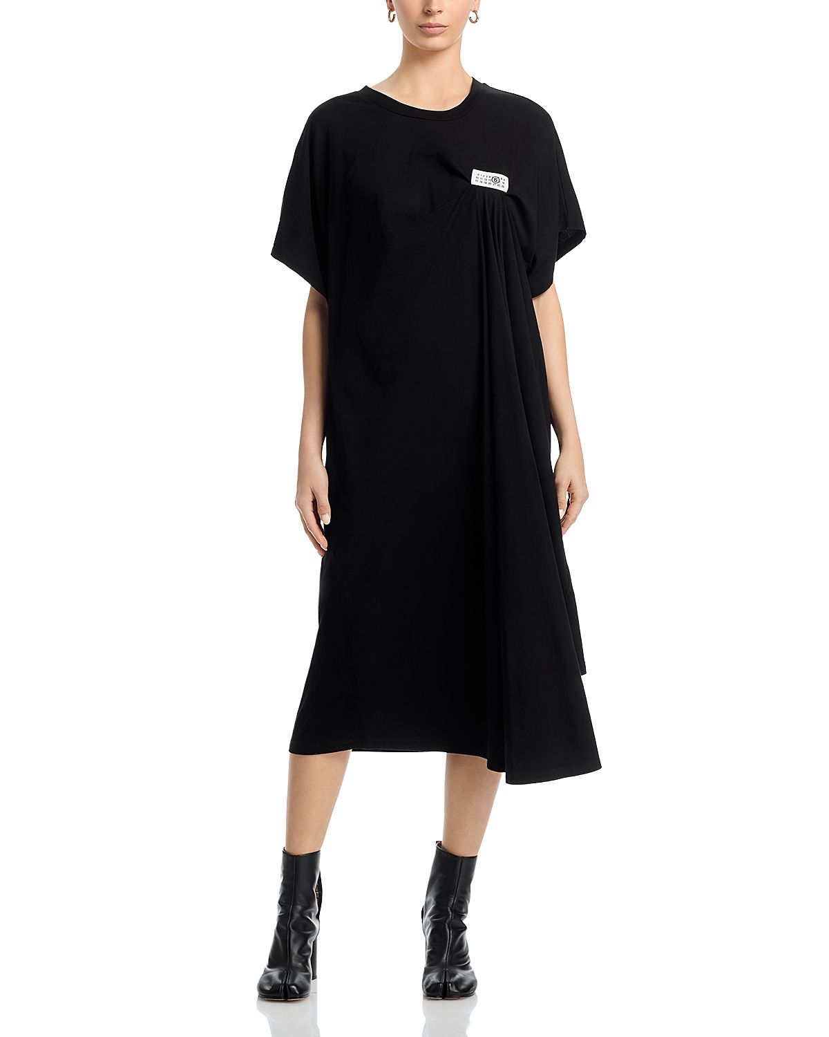 MM6 Maison Margiela Round Neck Midi Dress