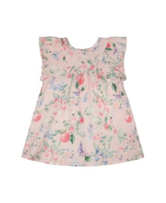Girls' Cotton Muslin Dress and Bloomer Printed Berries Set - Baby