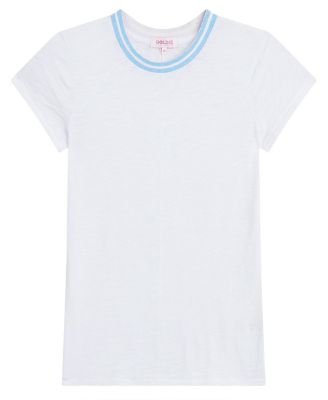 Double Shimmer Tipped Ringer Tee