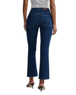 Bridget High Rise Instasculpt Bootcut Crop Jeans in Deep Sapphire