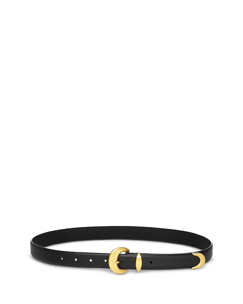 Madewell Women's Lucie Domed Buckle Leather Belt