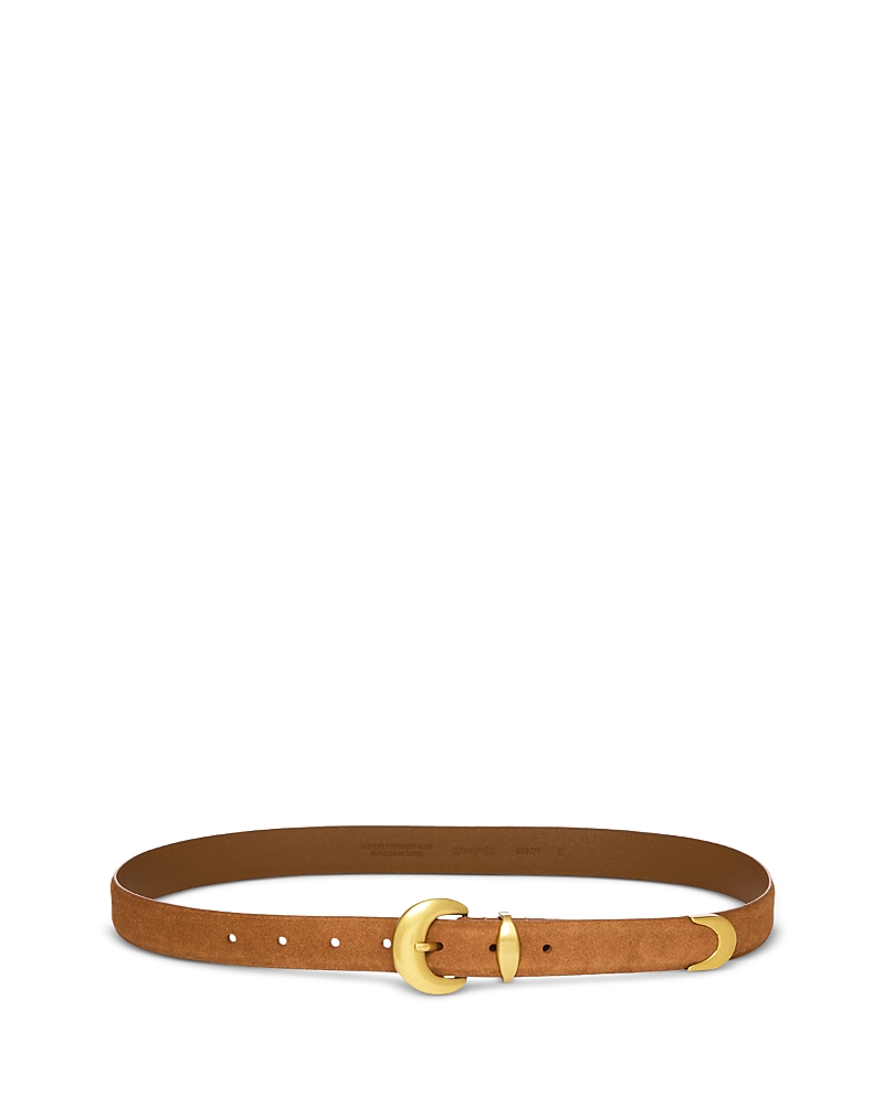 Madewell Women's Lucie Domed Buckle Leather Belt