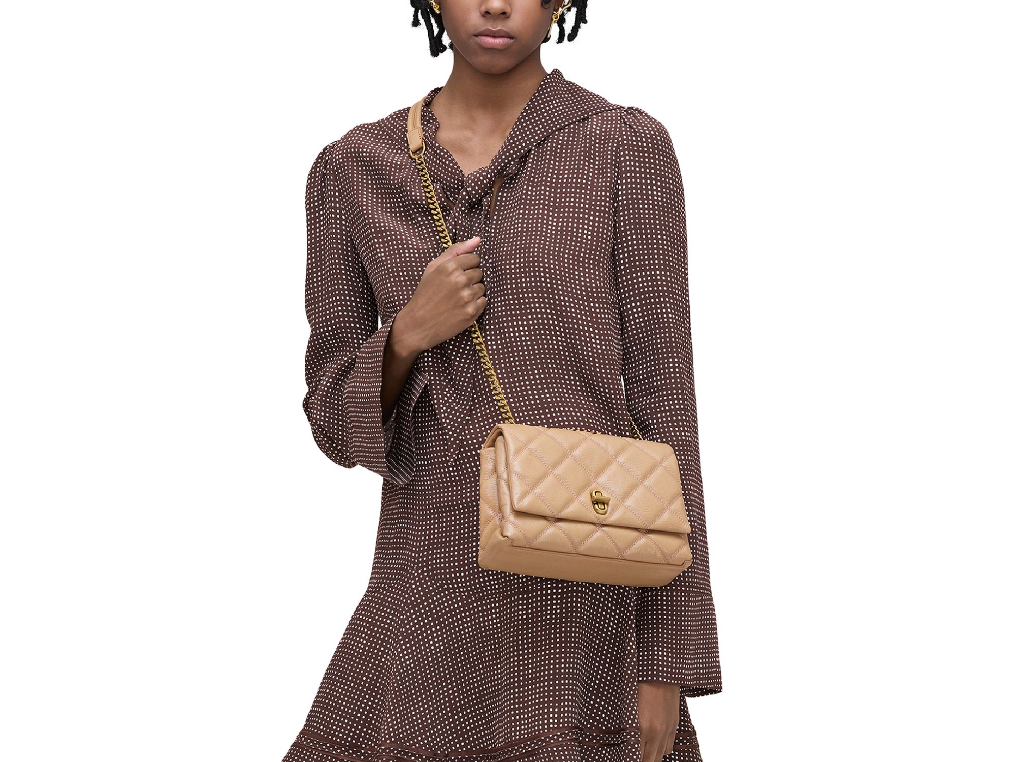 The Quilted Slim Dual Convertible Shoulder Bag — Image 12