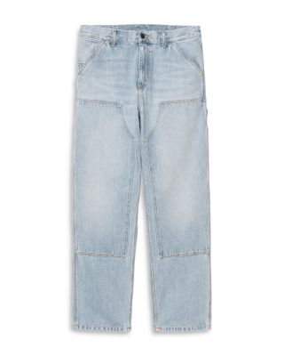 Double Knee Relaxed Straight Fit Jeans
