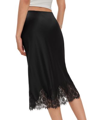 Carolina Silk Midi Skirt