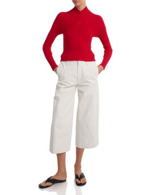 Elephant Knit Ribbed Sweater