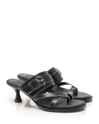 Women's Belted Leather Sandals 