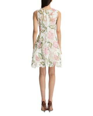 Mesh 3D Floral Dress