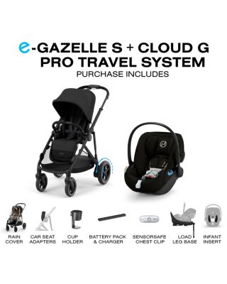 eGazelle S Stroller + Cloud G Pro Travel System