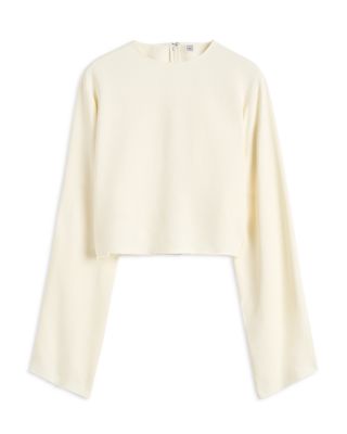 Cropped Sabl&eacute; Blouse