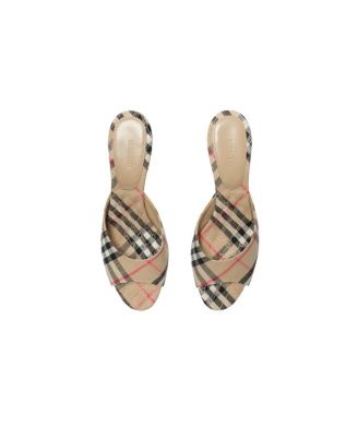  Women's Check Mews Low Sandals