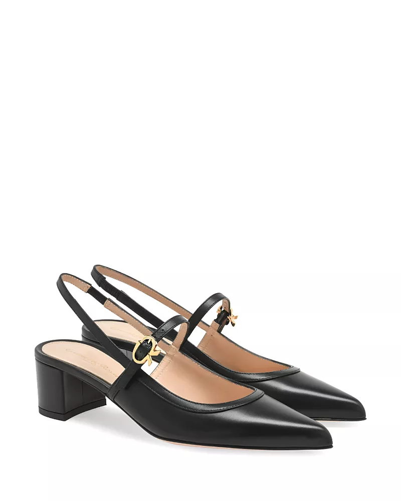 Gianvito Rossi Women's Allette Slingback Pumps
